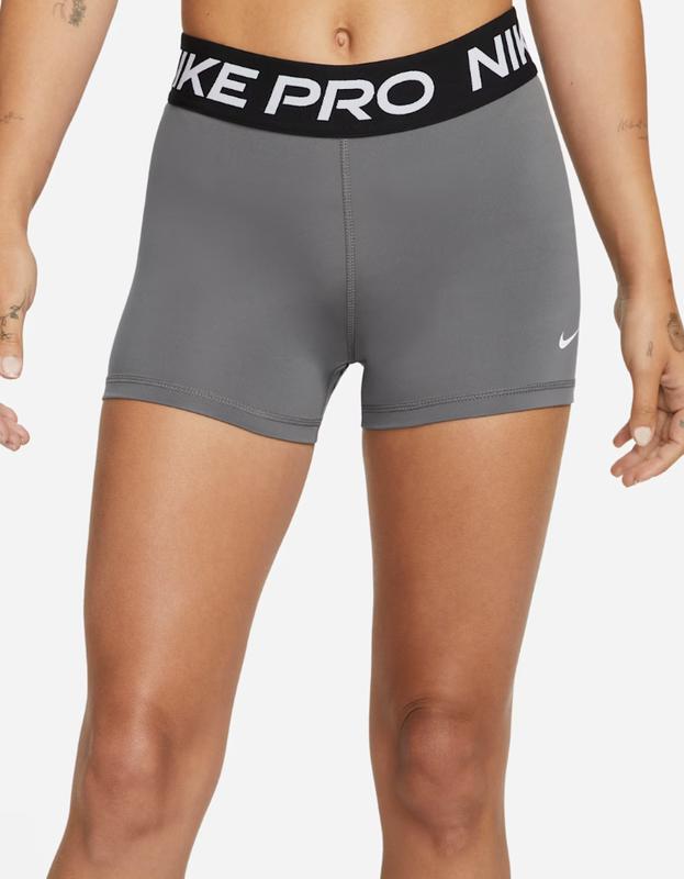 Nike Womens Nike Pro 365 3" Compression Short Iron GRAY Size Small