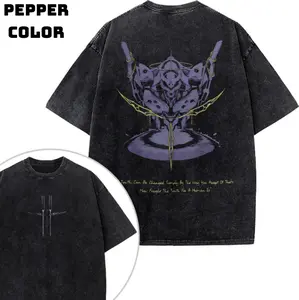 Evangelion Unit-01 Shirt, Neon Genesis Evangelion Shirt, Anime Shirt, Vintage T-Shirt 2-Sided, Graphic Tee, Unisex Cotton T-Shirt, Top Streetwear Menswear Womenswear