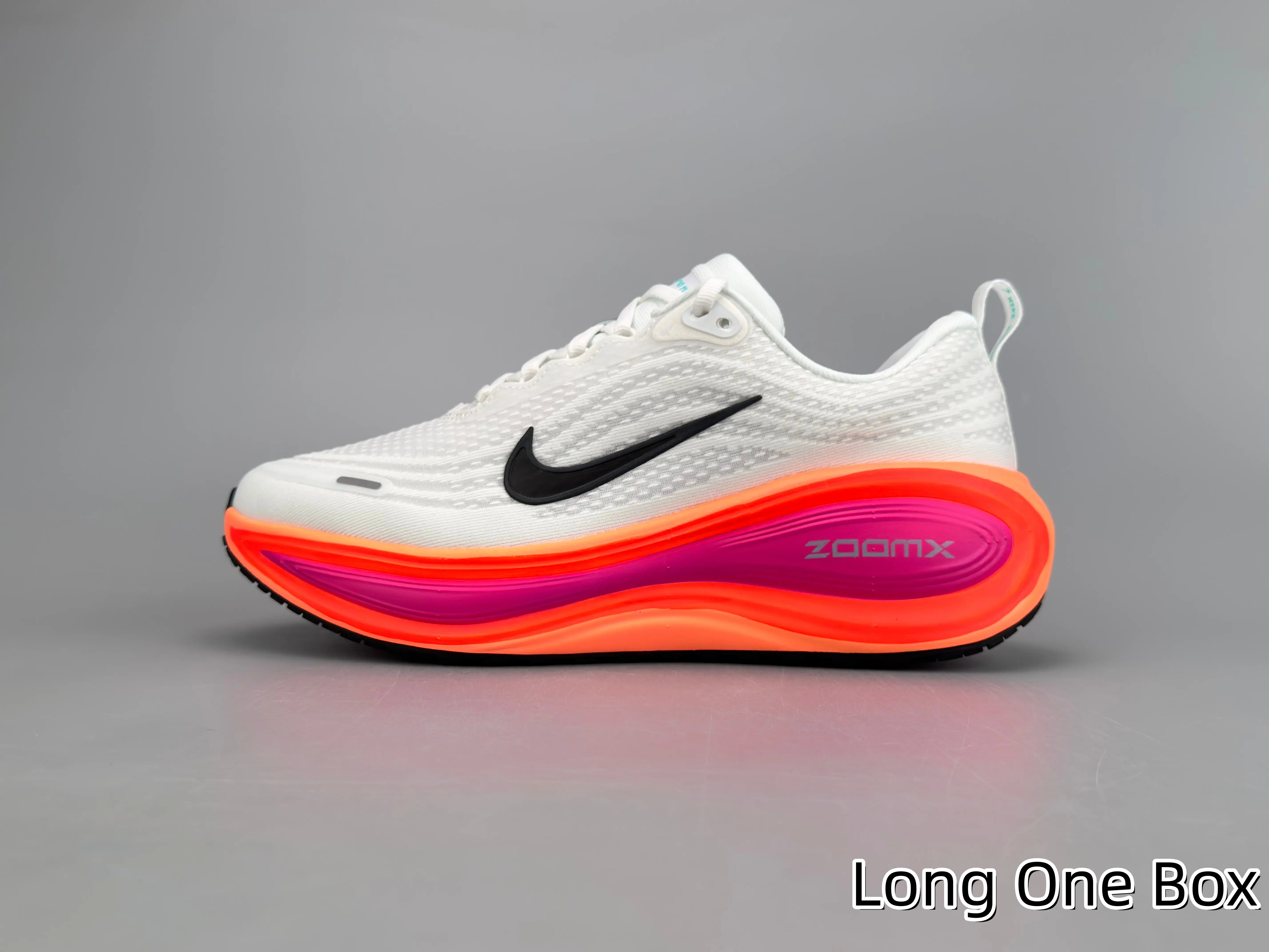 All-Day Soft Run Sneakers | Breathable White Light Mesh Knit Upper | Vibrant Orange Pink Squishy Thick Cushion Midsole | Rugged Hollow Anti-slip Rubber Outsole | Perfect For Jogging, Gym & Daily City Errands