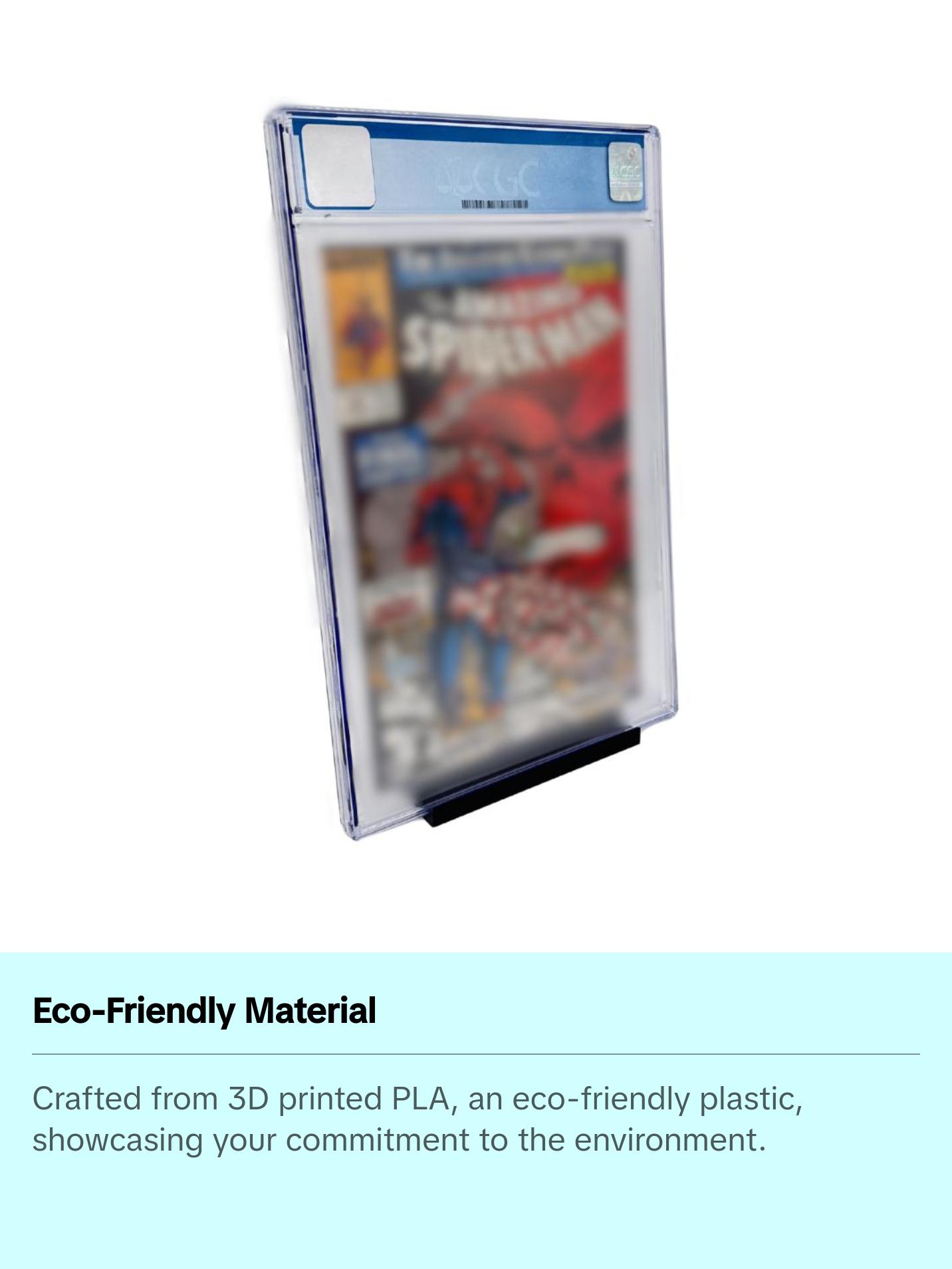 Graded Comic Stand Holder Displays (5 Pack), Comic Book Collectible Showcase