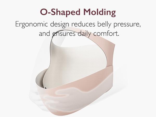 Momcozy Pregnancy Belly Band YB001 & YB002, CozySupport Ergonest Maternity Belly Band, Invisible Pregnancy Belt for Back, Abdomen, Waist tiktok shop，A