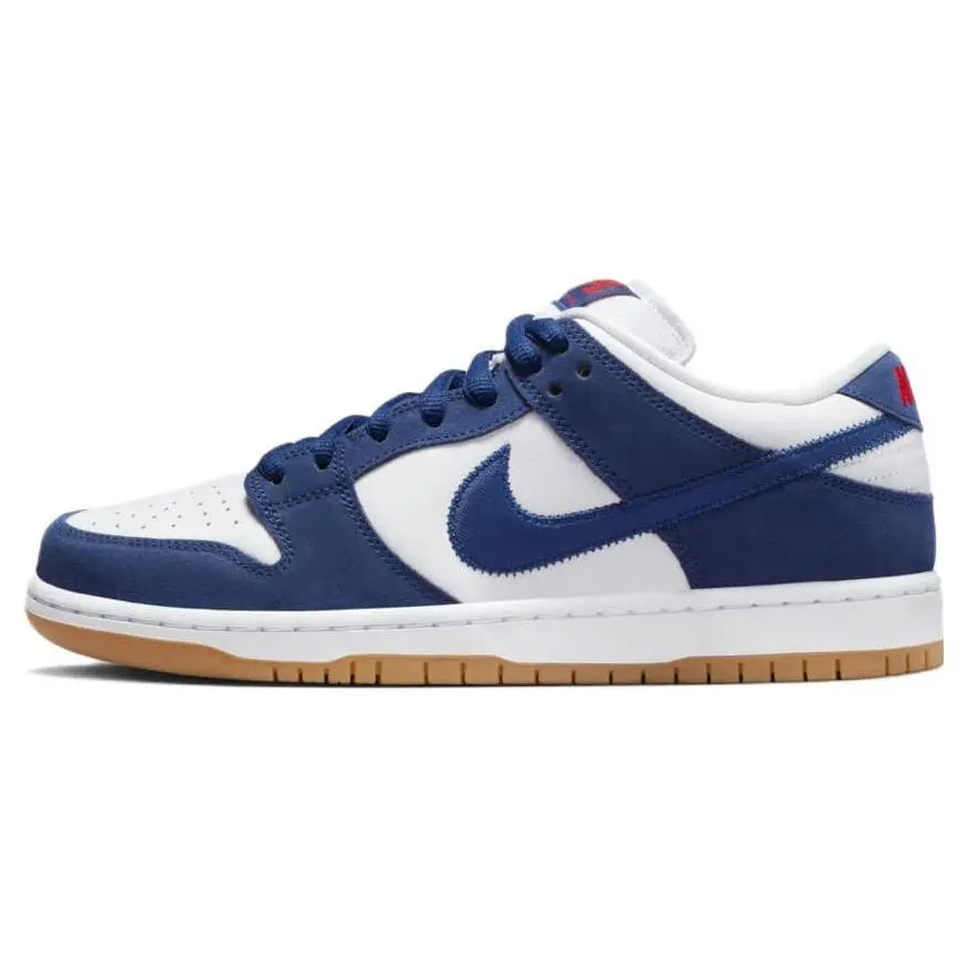 Nike Dunk Low SB 'Los Angeles Dodgers' Limited Edition Skateboarding Sneakers, LA Theme, Leather Upper, Zoom Cushion Sports Footwear, Shoes, Hype, Sb Dunks, 6-11.5 Us Women's, Runs Slightly Large, Casual
