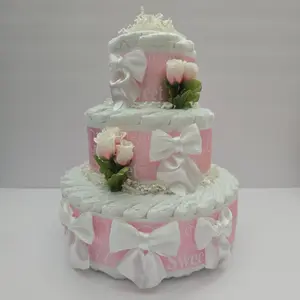 Sweet Baby Girl Diaper Cake