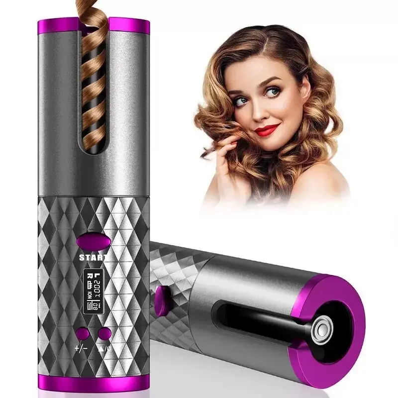 Unbound Cordless Auto Curler - Rechargeable Auto Curler For Curls