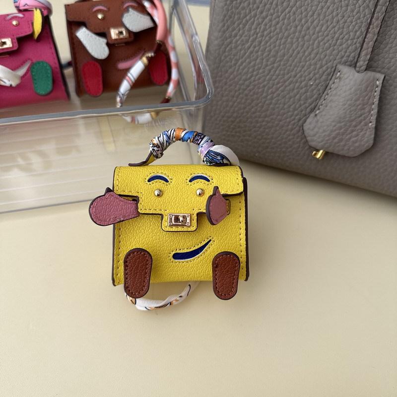 Mini Tiny PU Leather Handbag Decoration Pendant Bag For Airpods 4 3 2 Pro 2 For Galaxy Buds 3 3Pro 2 2Pro/Buds FE Headphone Case
