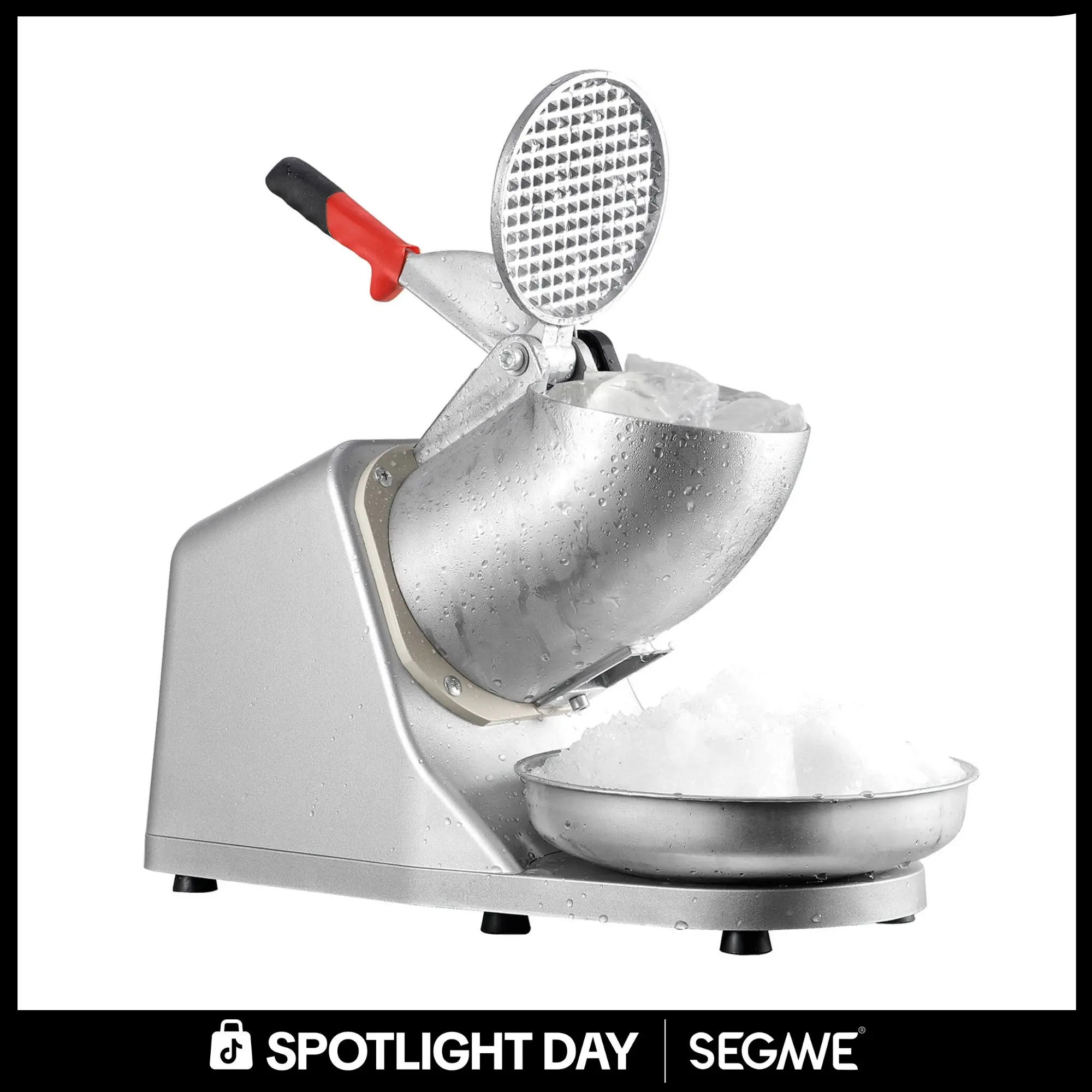 Segawe 300W Stainless Steel Shaved Ice Crusher, Counter-Top Ice Maker for Household Frozen Treat Preparation, Counter Top Ice Machine Maker, Ice Machine Maker Countertop,home essentials