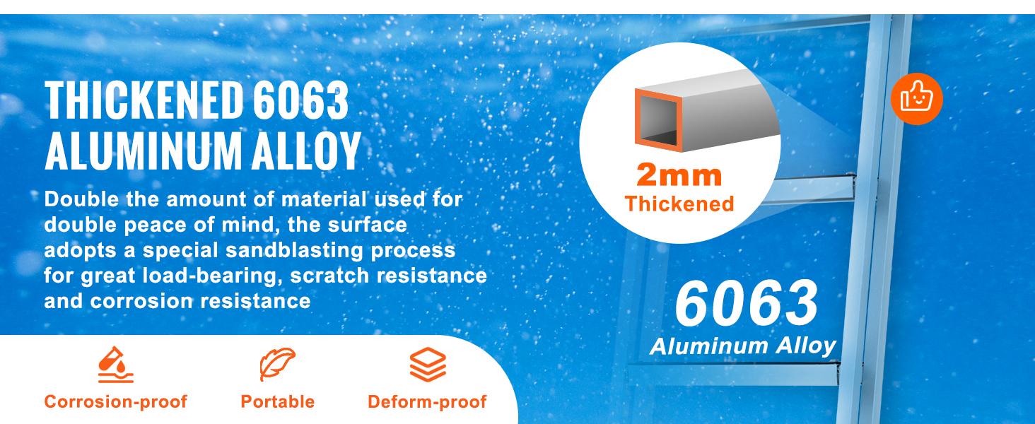 VEVOR Dock Ladder Flip Up 5 Steps,  350lbs Load Capacity, Aluminum Pontoon Boat Ladder with 4" Wide Step & Nonslip Rubber Mat,Swimm Step Ladder for Ship/Lake/Pool/Marine Boarding