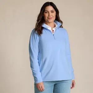 Lands' End Anyweather Fleece Quarter Zip Pullover