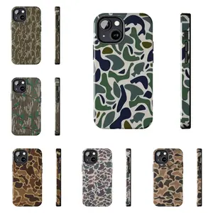 Vintage Ol School Waterfowl Camo Phone Case for Samsung s24 ultra and iPhone 17, 16, 15, 14, 13, 12, 11 Pro Max, X, XR, XS Max, 8, And 7 Plus,screen protector,, Real Hunting, Camo Compatible with Samsung Galaxy S25