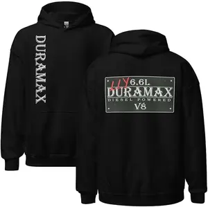 LLY Duramax Diesel Truck Hoodie Mens Sweatshirt Hooded Pullover