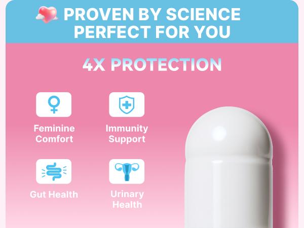 Gynable Female Probiotic for pH Balance& Odor Control & Itching&Viginal Flora & Feminine Health,Upgraded to 10 Billion CFU Probiotics,Free from gluten, soy, dairy, estrogen and egg  Probiotic Gut Health Supplement,TikTokShopBlackFriday