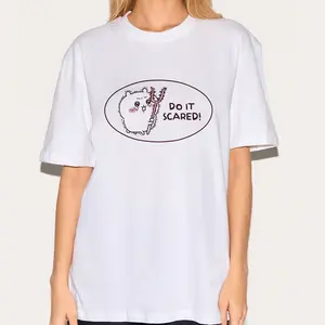 Chiikawa Do it scared Shirt, Cute Japanese Anime Manga Inspired Shirt, Unisex Shirt, Birthday gift for Men Women