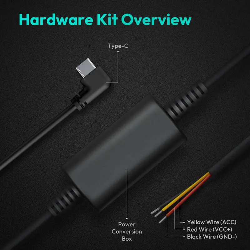Dash cam wiring accessories