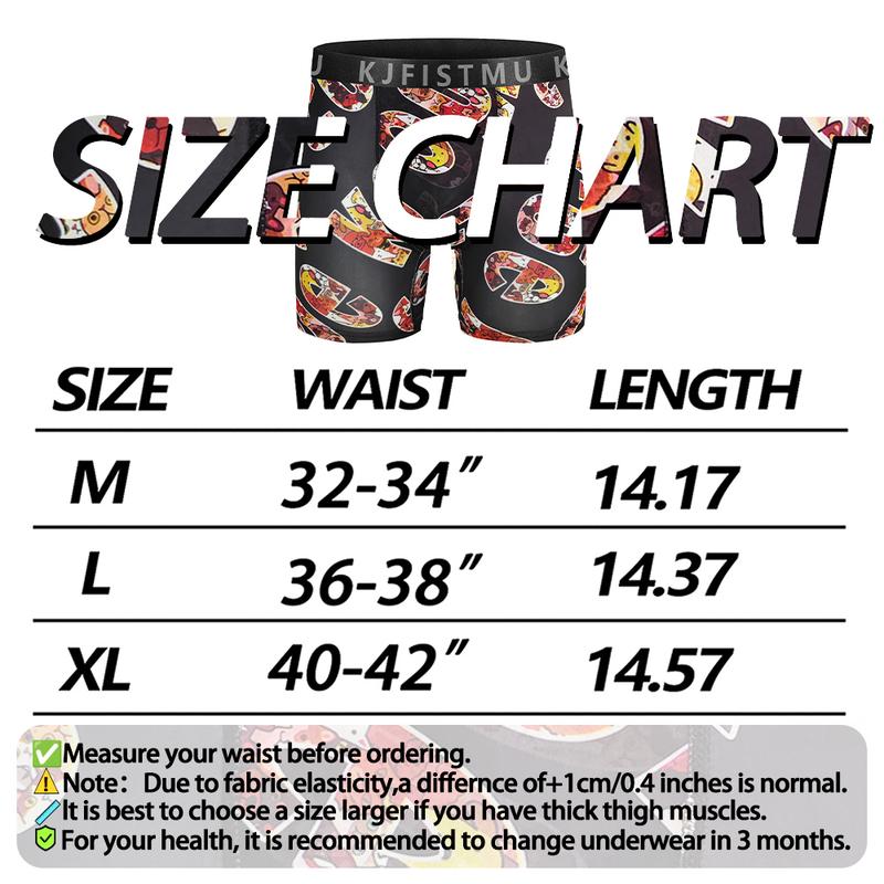 KJFISTMU Menswear 5-Pack Boxer Briefs Set Cool Breathable Moisture-Wicking Anti-Chafing Viscose Bamboo Fiber Ultra-Soft Elastic Year-Round Sports Casual Socks Gym