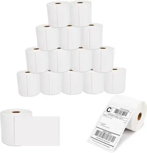 4” x 6” Direct Thermal Shipping Labels, 2500 Labels (250 per Roll, 10 Rolls) Water & Oil Resistant, Strong Adhesive Perforated – Compatible with Zebra, Rollo, Jadens, Nelko (Not for DYMO).