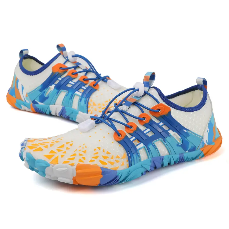 Unisex Quick-Drying Water Shoes - Non-Slip, Breathable Spandex Pool Shoes with Adjustable Strap for Outdoor Surfing, Paddle Boarding