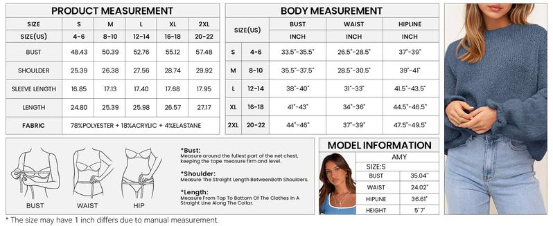 BTFBM Women's Oversized Sweater Crewneck Long Sleeve Fuzzy Knit Chunky Pullover Sweaters 2025 Fall Winter Trendy Outfits