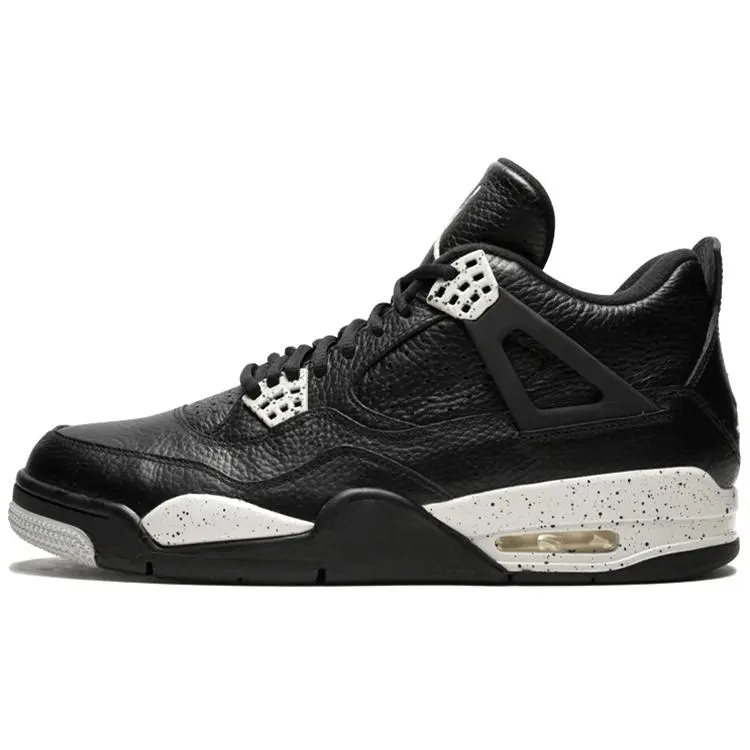 Jordan Air 4 Retro Ls Oreo' 2015 Mid Top Basketball Shoes Men's 314254-003