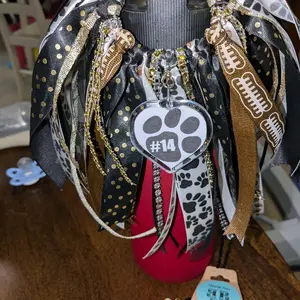 Cute Bag Accessories Variety Colored Ribbon Beads Focal Design Bead Work Jewelry for Everyday & Special Occasion Bags