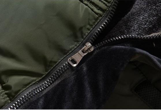 Men's Winter Long Cotton-Padded Fleece Hoodie – Warm Thick Cotton Jacket with Removable Hood and Zipper Front Closure; Perfect for Various Occasions Such as Hiking Trips and Daily Commutes; A Must-Have Versatile Piece for Men's Wardrobes