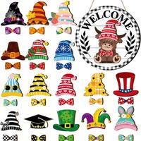 33pcs: white Plaid Style