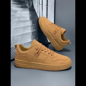 Men's Casual Fashion Sports Shoes, Lightweight Comfortable Skateboarding Shoes, Soft Anti-Slip Wear-Resistant Athletic Footwear, Sporty Low Top