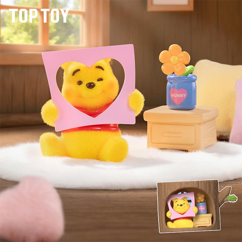 [Valentine's Day Gift]TOPTOY Winnie the Pooh Forest Treehouse Series – Cute Collectible Figure Blind Box, Perfect Christmas Gift for Fans & Kids, Adorable Desk/Shelf Decor with 100 Acre Wood Vibes