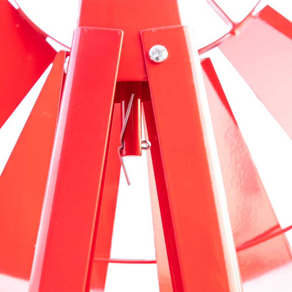 8ft Garden Windmill, Heavy Duty Durable Metal Weather Vane for Backyard, Ornamental Windmill for Yard Weather Resistant