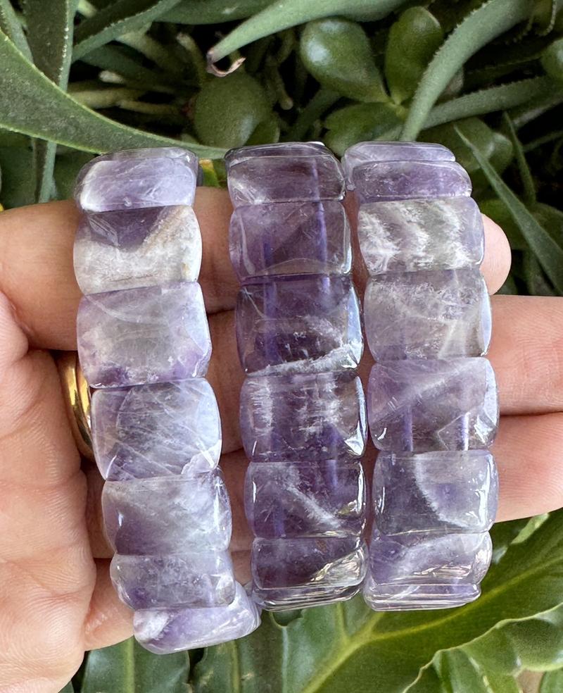 Amethyst Bangle Bracelets by Urban Rutile