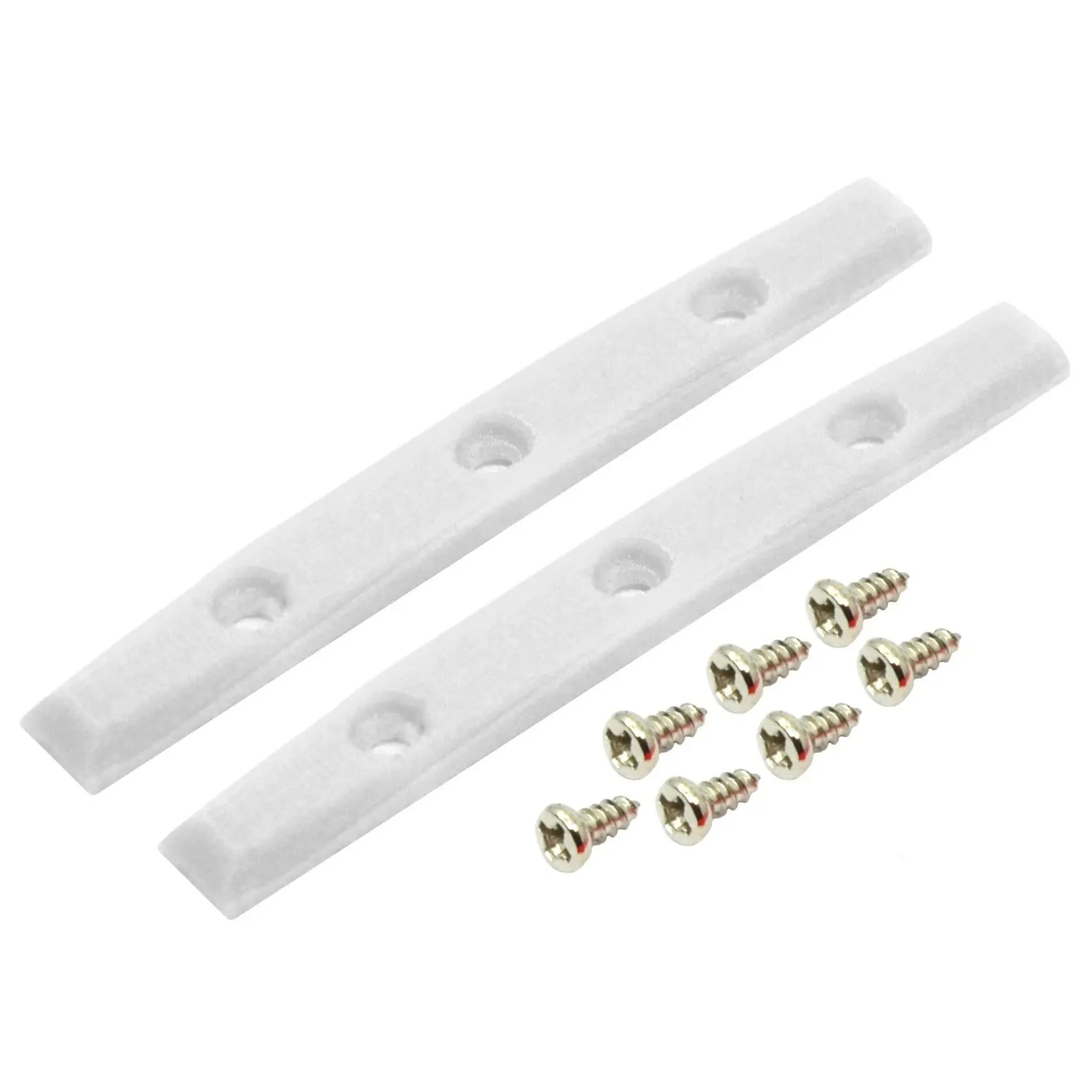 Gem Edition Board Rails (Screws Included) - White