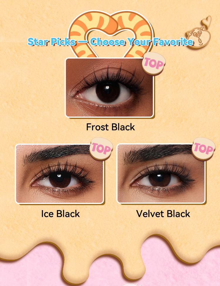 Wosado  Disney Donut Crossbody  Box Set Soft Magnetic Eyelashes All-in-One Box, Reusable, Glue-Free, Waterproof, Lightweight, Natural Style Makeup Cosmetic