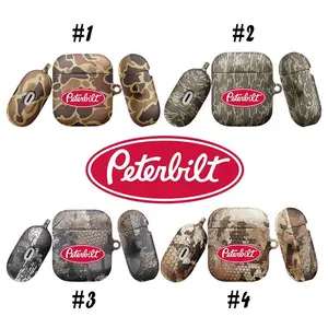Peterbilt Camo AirPods Case, Shockproof Protective Cover for AirPods Gen 1 2 3 4 & Airpods Pro 1 2 3