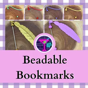 Beadable Bookmarks for DIY, Booklover Gifts and More