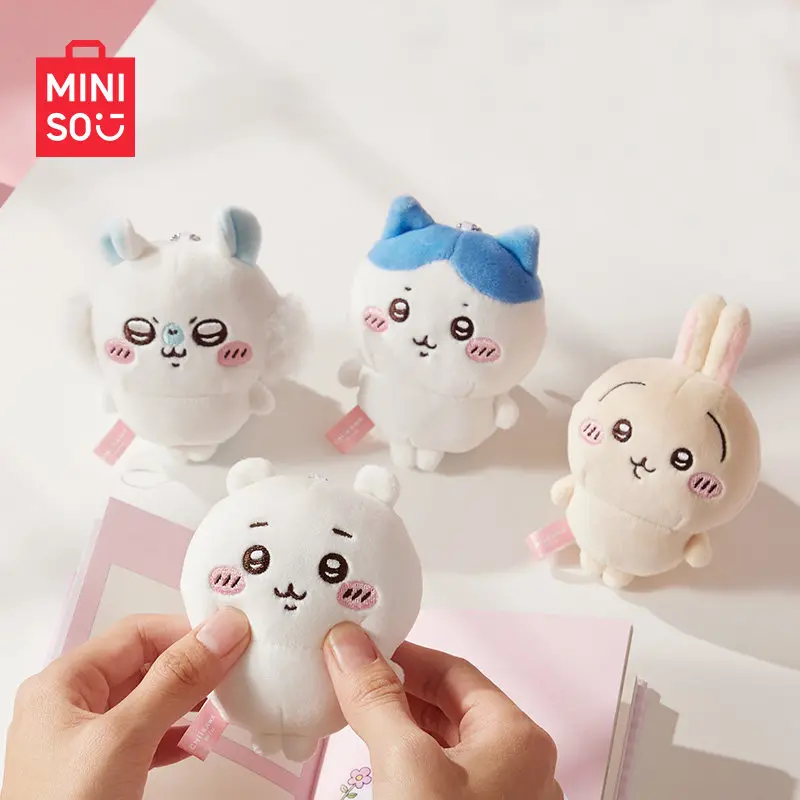[Back to school]MINISO Chiikawa Series Kawaii Stuffed Toy - Bag Charms, Purse Charm, Soft Portable Cartoon Ornament for Decoration & Collection, Ideal Gift for Girls#backtoschool