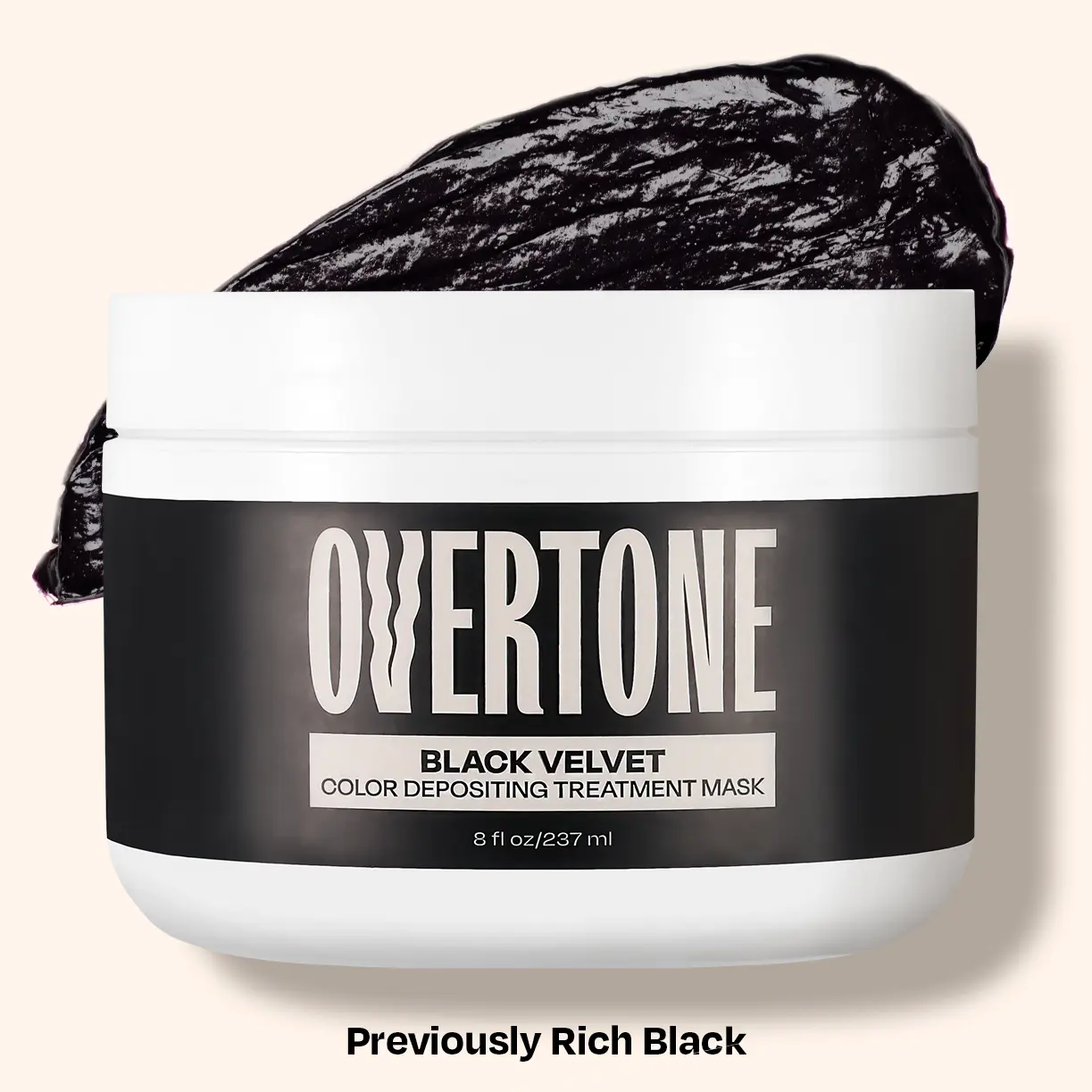 Black Velvet Color-Depositing Hair Mask - Nourishing Hydrating Natural Haircare Treatment, Color-Enhancing Deep Conditioner That Softens Dry Damaged Hair, Hydrating Hair Mask