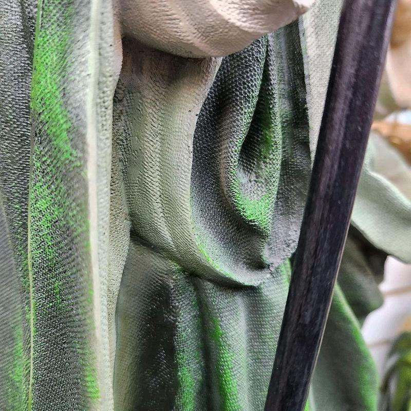 San Judas 36"inches Tall / 3 Feet Canvas Texture Statue - St Jude Standing Figure in Box - New and Unopened - Religious Decor Saint Jude Tadeo