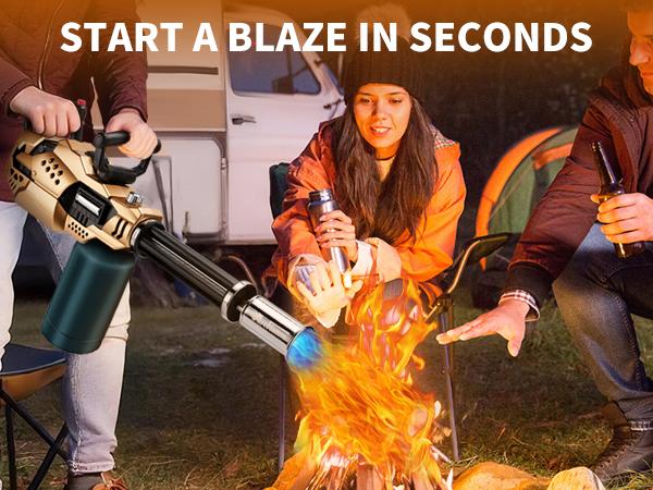 【Fathersdaygift】Propane Torch Weed Burner, High Output Weed Torch, 30" Detachable Long Arm Heavy Duty Gatling Design Blow Torch For Garden, Wood, Ice, Snow, Melting, SummerVibes (Propane Tank Not Included) #fathersdaygift