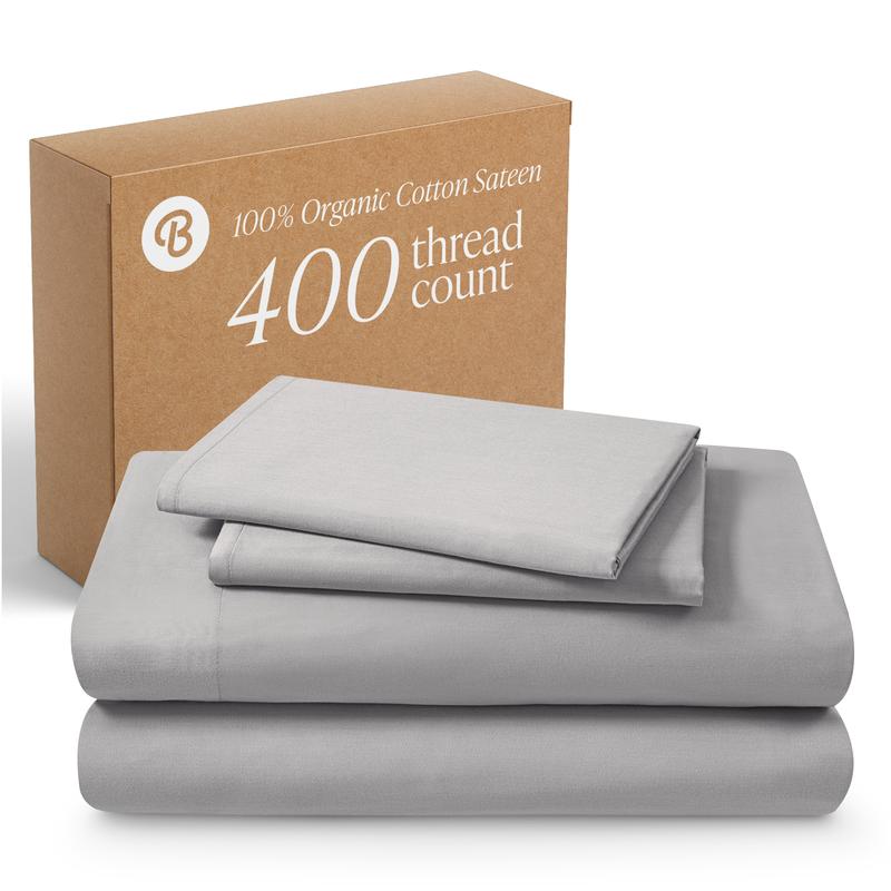Bare Home Organic Cotton Sateen Sheet Set