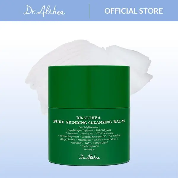[Dr.Althea Official] Pure Grinding Cleansing Balm - Hygienic One-Step Makeup Remover, Gentle & Soothing for All Skin Types, Korean Vegan Skincare