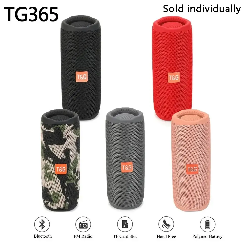 Portable Bluetooth Speaker, Multifunctional Portable Speaker, Wireless Subwoofer Radio FM 10W Powerful Waterproof Sound Box Outdoor Bass TWS Stereo, card slot, USB, AUX wired, Gift with Colorful LED Lights