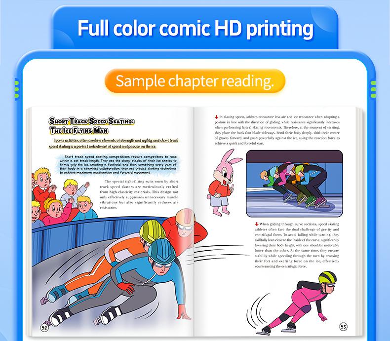 【TIKBOOKS】【Physical Chemistry Comic Enlightenment Book】Comic form tells the knowledge of mathematics, physics and chemistry to stimulate children's interest in learning