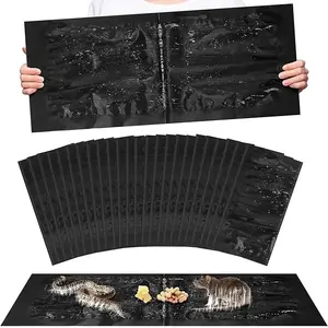 Super Sticky Mouse Repellent Film (120x27.5cm)- LongLasting Adhesive Rat Trap Board for Indoor Kitchen Corner