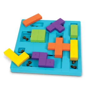 Brightkins Brain Teaser Interactive Treat Puzzle Board Dog Toy