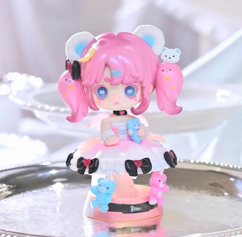 Keeno Miracle Feast Series Blind Box Figure – 4th Generation Cute Collectible Art Toy, Mystery Surprise Mini Figurine, Trendy Desk Decoration, Perfect Gift for Girls & Designer Toy Lovers