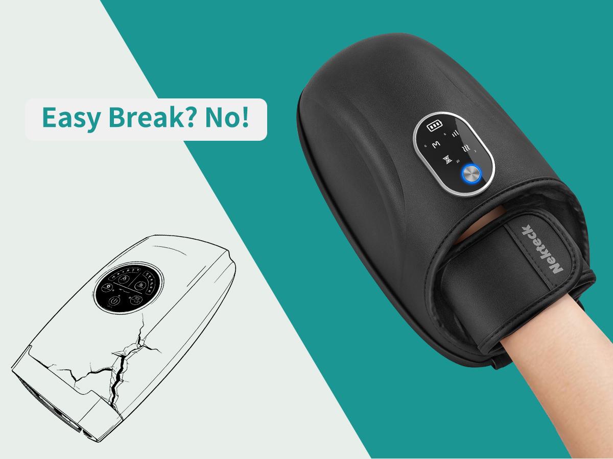Nekteck Hand Massager with Heat and Compression, 6 Massage Mode, Massage for Wrist, Palm and Finger, Gifts for Women Men (Rechargeable) Nekteck Hand Massager with Heat and Compression, 6 Massage Mode, Massage for Wrist, Palm and Finger, Gifts for Women Men (Rechargeable)