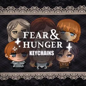2" fear & hunger chibi acrylic epoxy keychains! [PREORDER]