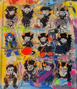 Homestuck Troll Acrylic Keychain Homestuck Troll Acrylic Keychain