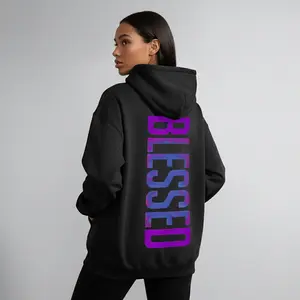 Women's "blessed" Graphic Hoodie - Regular Fit |   Soft & Breathable Fabric, Durable Print, Everyday Comfort, Machine Washable