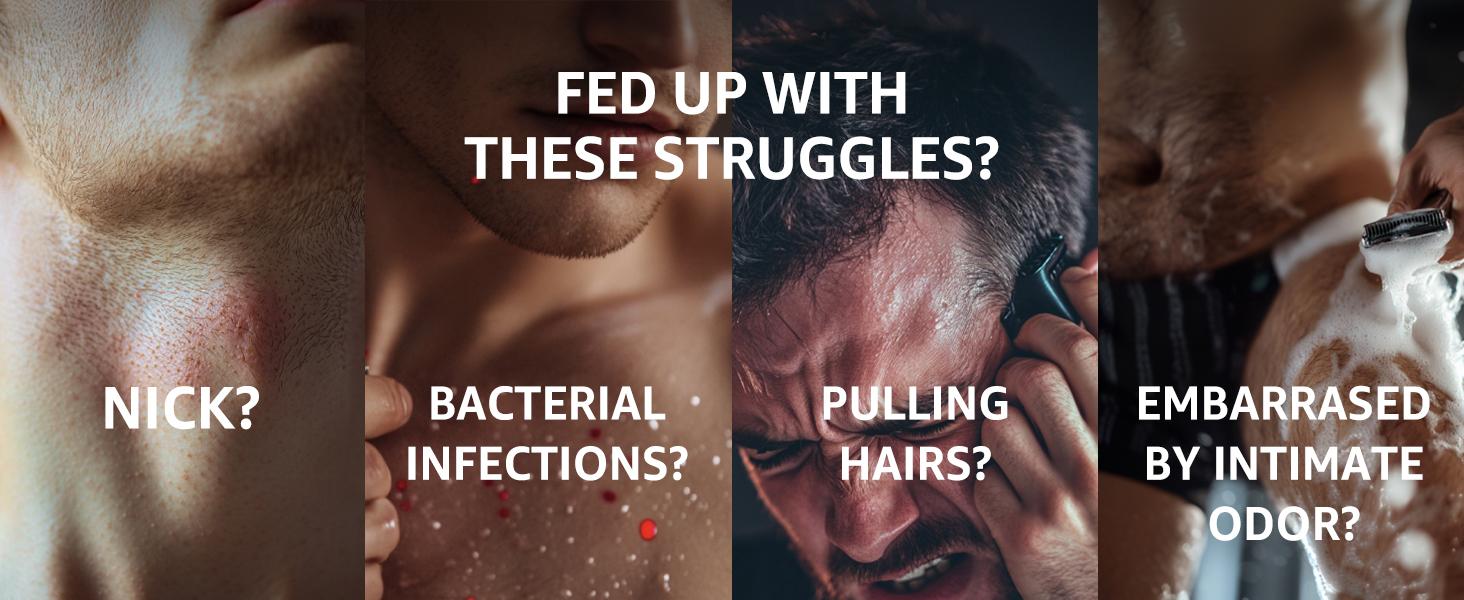 【TikTokShopSpringGlowUp】Manspot Premium Electric Body Hair Trimmer for Men - Waterproof Wet & Dry Groomer, Rechargeable Cordless Clippers for Chest Back Arms - Gym Ready Travel Friendly Green Trimmer with Comfort Design-dealsforyoudays