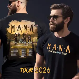 Mana Tour 2026 T-Shirt Unisex And Soft T-Shirt